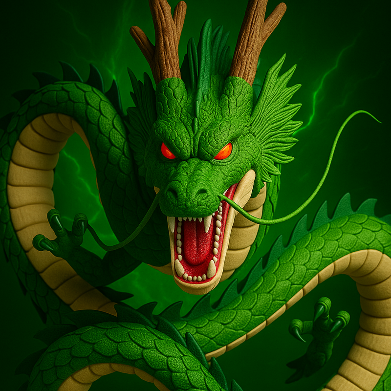 O Despertar do Shenlong – Action Figure em Movimento com Efeitos Realistas