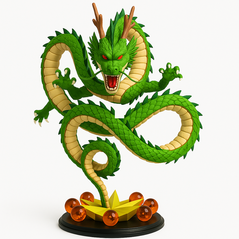 O Despertar do Shenlong – Action Figure em Movimento com Efeitos Realistas