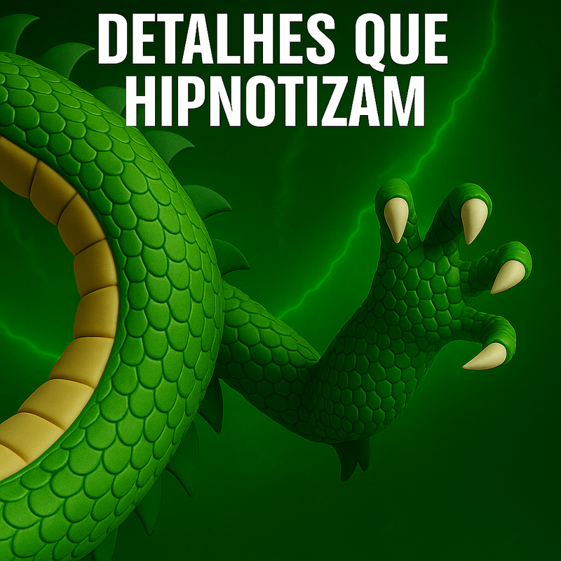 O Despertar do Shenlong – Action Figure em Movimento com Efeitos Realistas