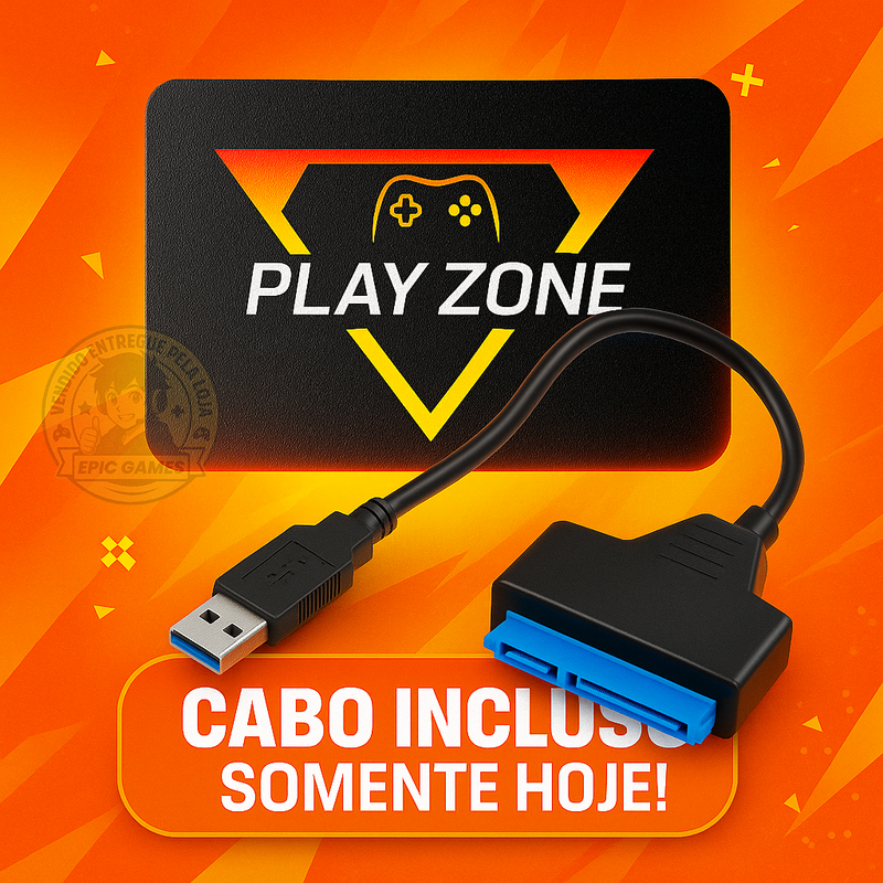 Mini Game PlayZone 1TB - O SSD Definitivo com 16.000 Jogos para PS5, PS4, Xbox, Switch e Mais! 🎮🔥