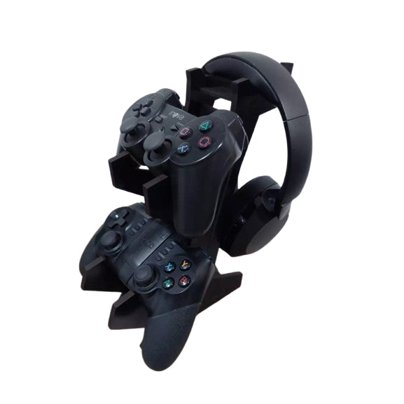 Suporte de Controle para Vídeogame Xbox PS4 PS5 Madeira de Alta Qualidade