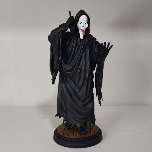 Miniatura Ghost Face Action Figure Pânico Scream Todo Mundo em Pânico Decoração Morte Amostradinho