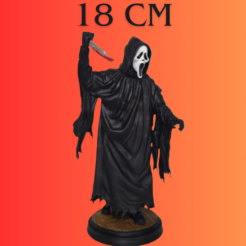 Miniatura Ghost Face Action Figure Pânico Scream Todo Mundo em Pânico Decoração Morte Amostradinho