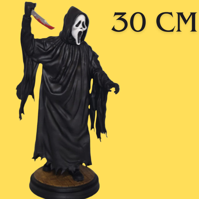 Miniatura Ghost Face Action Figure Pânico Scream Todo Mundo em Pânico Decoração Morte Amostradinho