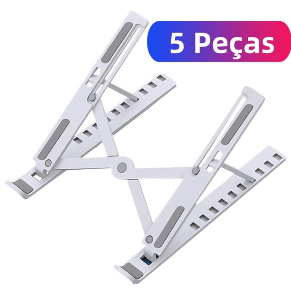 Suporte Apoio De Notebook Laptop Compacto Articulado Preto Suporte Base