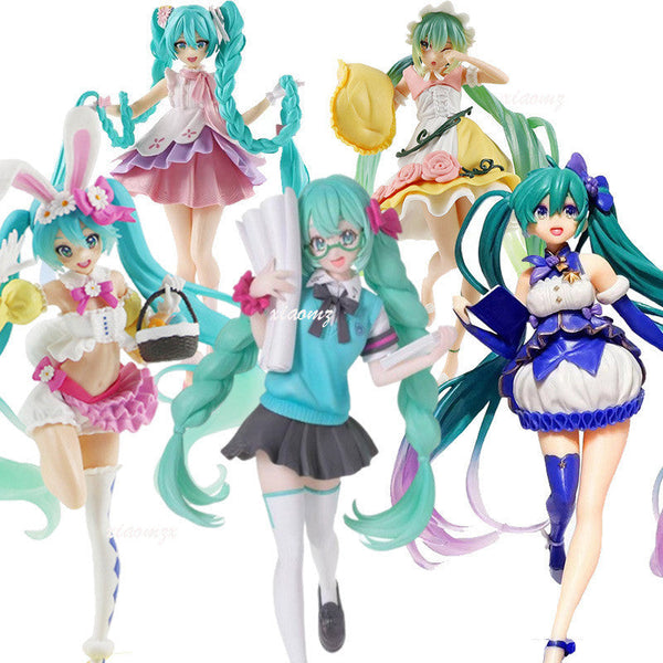 Hatsune Miku Ação Figura PVC Sakura Boneca Periférica Ornamentos Brinquedos