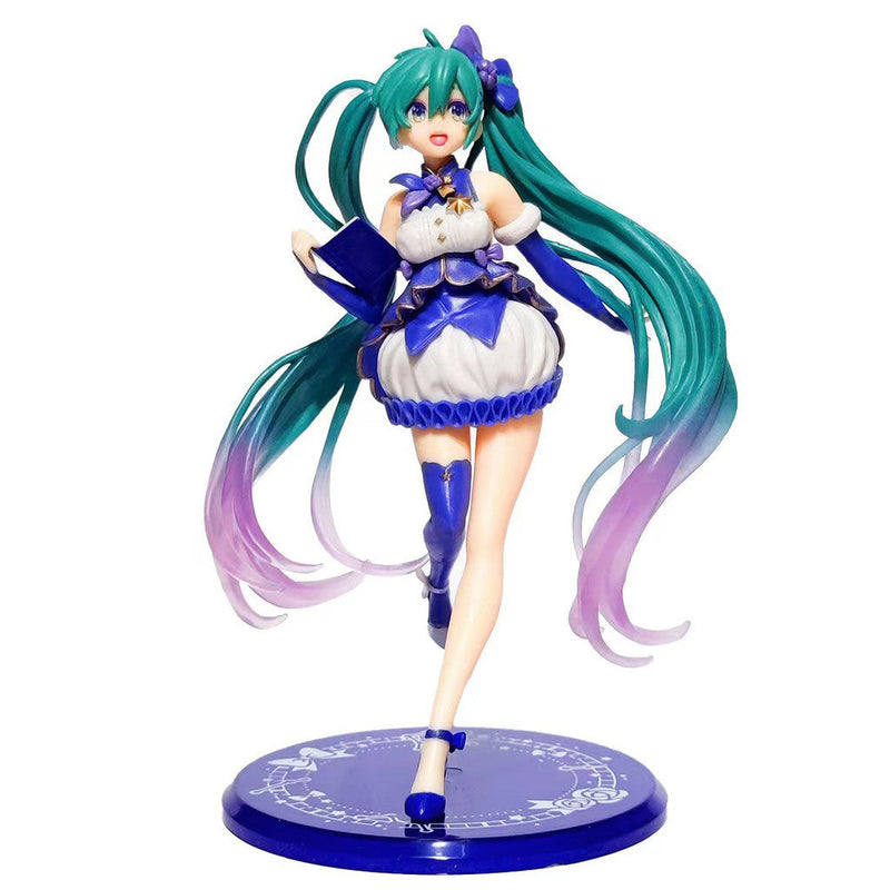 Hatsune Miku Ação Figura PVC Sakura Boneca Periférica Ornamentos Brinquedos