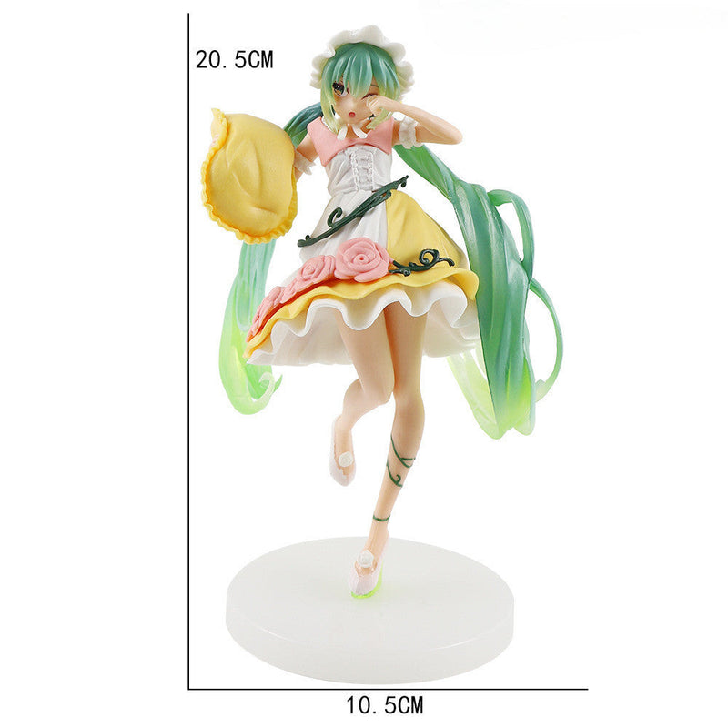 Hatsune Miku Ação Figura PVC Sakura Boneca Periférica Ornamentos Brinquedos