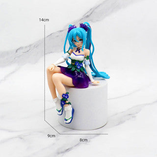 Hatsune Miku Ação Figura PVC Sakura Boneca Periférica Ornamentos Brinquedos