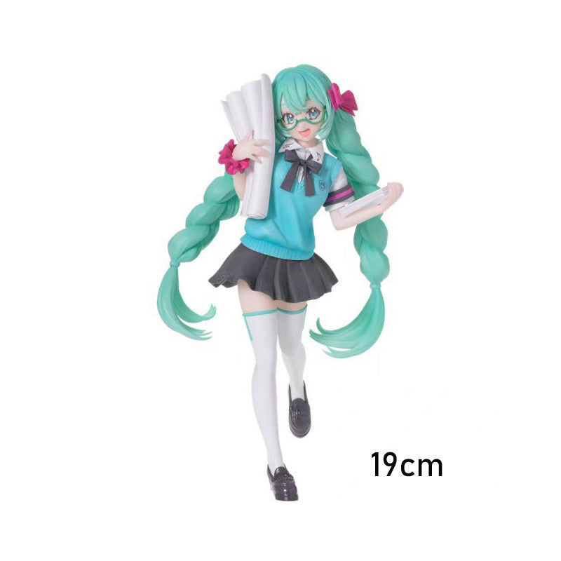 Hatsune Miku Ação Figura PVC Sakura Boneca Periférica Ornamentos Brinquedos