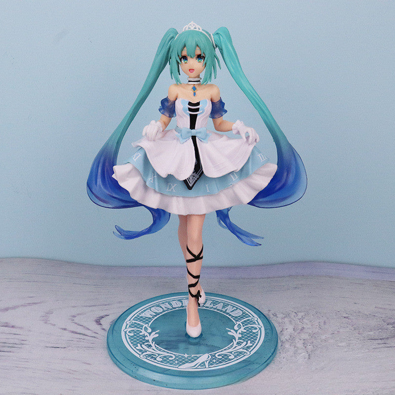 Hatsune Miku Ação Figura PVC Sakura Boneca Periférica Ornamentos Brinquedos
